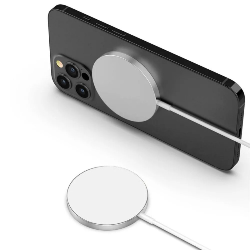 NCC CaricaBatterie Wireless Caricatore Magnetico Portatile Fast Charge | Bianco W10