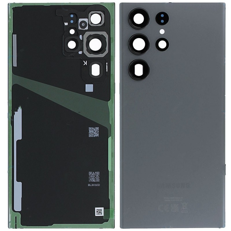  Samsung Back Cover Original Service Pack for Galaxy S23 Ultra SM-S918B Graphite
