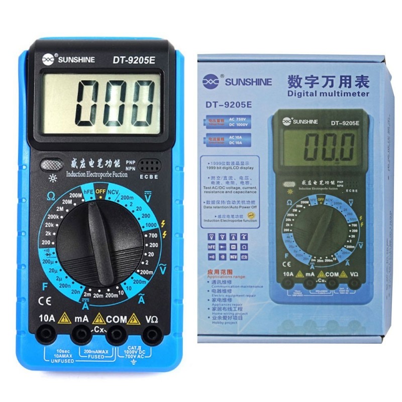 SUNSHINE DT-9205E High Precision Digital Multimeter