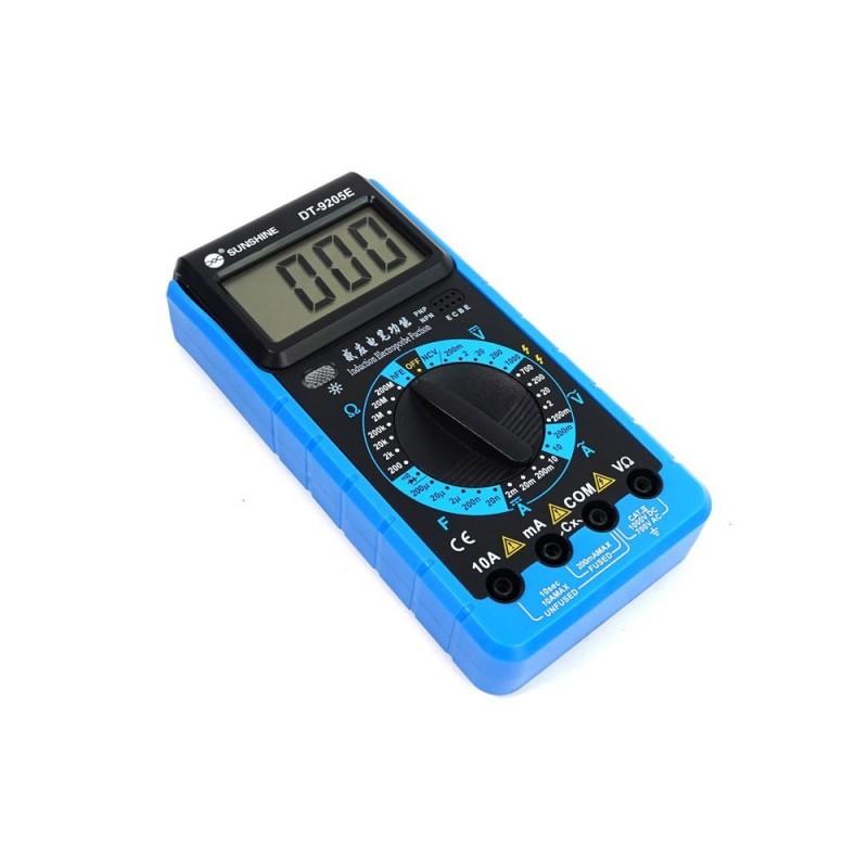 SUNSHINE DT-9205E Multimetro Digitale Tester ad Alta Precisione