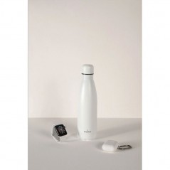 Puro Puro Bottiglia Termica Icon 500ml Acciaio Doppio Strato Trattamento in Polvere | Bianco for sale