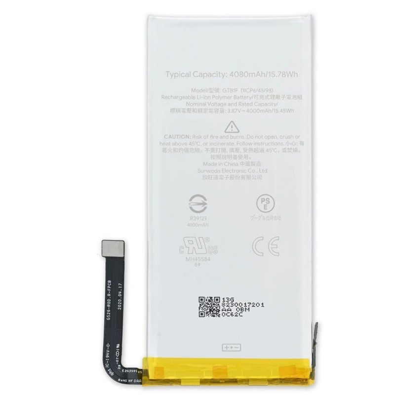 Google Original GTB1F Battery Service Pack for Pixel 5