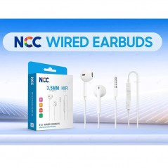 Immagine prodotto NCC Auricolare EarPods E12 con telecomando e microfono (Connettore Jack 3.5")