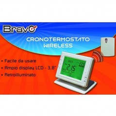 Product image Bravo Cronotermostato Wireless Digitale Programmabile per Dispositivi di Riscaldamento o Condizionamento