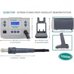 Photo of QUICK 861DW Rework station/European plug - QUICK