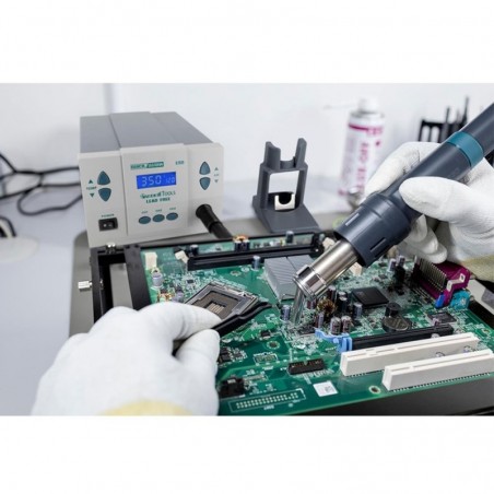 QUICK 861DW Professional Hot Air Soldering Station, Adjustable, 1000 Watt European Plug