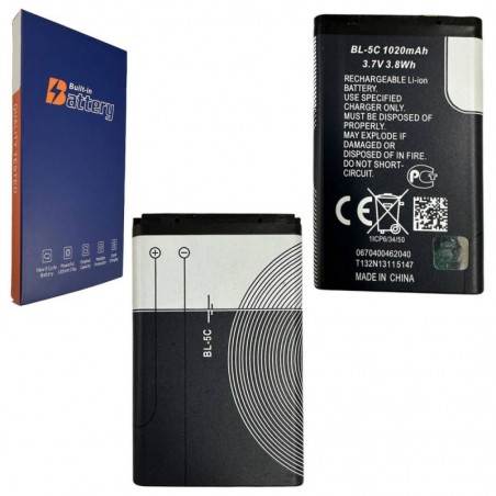Acquista Batteria Compatibile BL-5C Per Nokia / Brondi Magnum 4 President Amico Fidato Sincero Comfort Chic Energizer E4 E4EU3 B