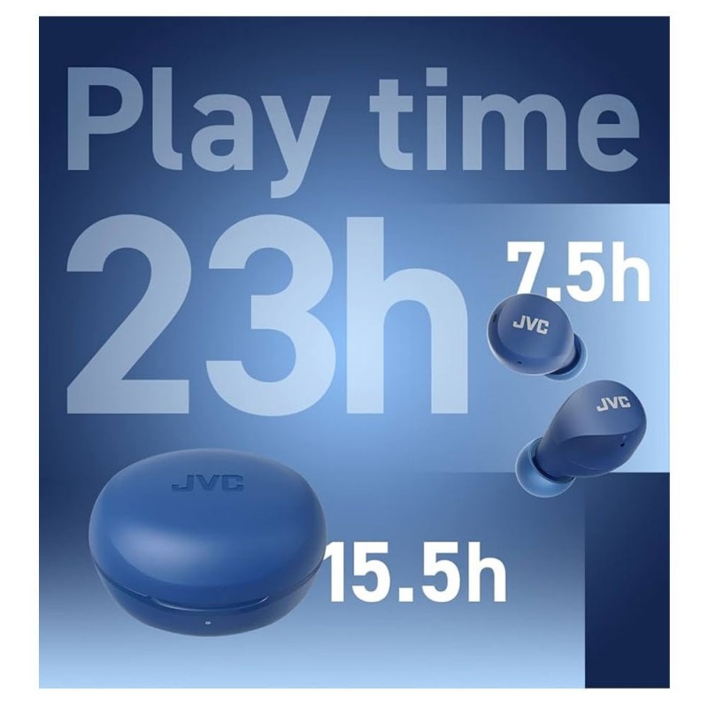 JVC HA-Z66T-AE True Wireless Bluetooth In-Ear Headphones Gumy Mini Earphone Blue