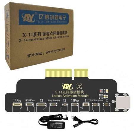 Acquista AY A108 Modulo FACE Lattice Activation Module per iPhone X - 14 Serie + Caricabatterie su Smartness
