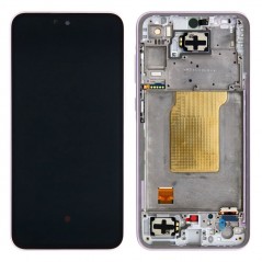 Samsung SERVICE PACK Display LCD ORIGINALE + Frame Per Galaxy A35 5G 2024 A356 | Lavender Lilac