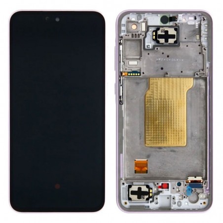 Samsung SERVICE PACK Display LCD ORIGINALE + Frame Per Galaxy A35 5G 2024 A356 | Lavender Lilac