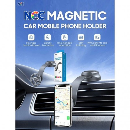 Compra NCC Supporto da Auto CH30 MagSafe N52 Magnetico Rotazione 360° da Cruscotto | Nero online