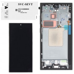 Foto di Samsung SERVICE PACK Display LCD ORIGINALE + Frame Per Galaxy S24 Ultra 5G S928 | Titanium Black / Blue / Green - Samsun
