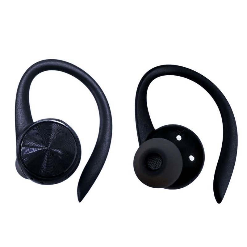 NCC Auricolare Bluetooth O11 Cuffie Wireless OWS Display Led Audio HIFI | Nero