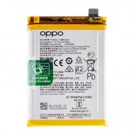 Oppo Original BLP835 Battery Service Pack for Reno5 F / A94 / F19 Pro / Reno 6 Z / Reno 5 Lite | CPH2217 CPH2203