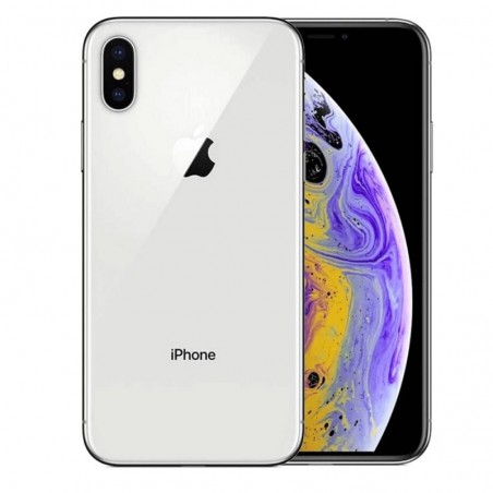 Apple IPHONE XS 64 GB SILVER - PRE OWNED GRADE A/A+ (SCATOLA + CAVO LIGHTNING USB-C) - 12 MESI DI GARANZIA for sale