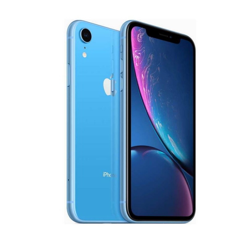 IPHONE XR 64 GB BLUE - PRE OWNED GRADE A/A+ (SCATOLA + CAVO LIGHTNING USB-C) - 12 MESI DI GARANZIA