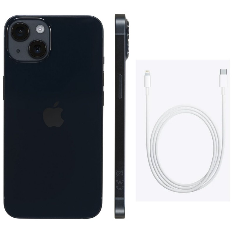 iPhone 14 128GB Midnight eSIM - Pre-Owned Grade A/A+ (Box + USB-C Lightning Cable) - 12 Months Warranty