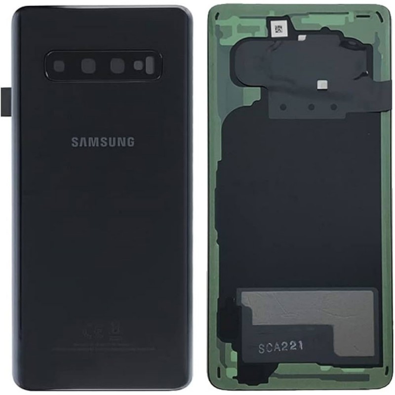 Samsung Back Cover Originale Service Pack Per Galaxy S10 SM-G973F | Prism Black