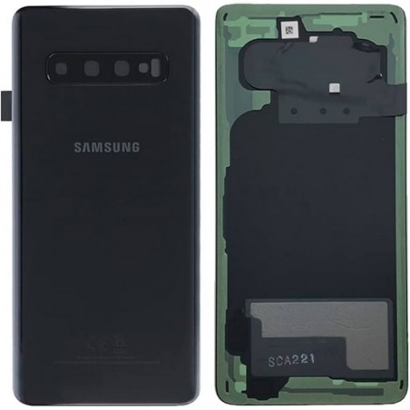 Samsung Back Cover Originale Service Pack Per Galaxy S10 SM-G973F | Prism Black