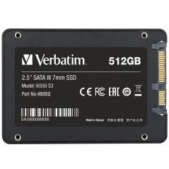 Scopri Verbatim SSD Interno 512GB Vi550 S3 2.5" SATA III in dettaglio