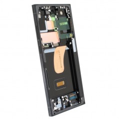 Acquista Samsung SERVICE PACK Display LCD ORIGINALE + Frame Per Galaxy S23 Ultra 5G S918 | Graphite Gray / Red su Smartness