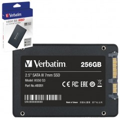 Foto di Verbatim SSD Interno 256GB Vi550 S3 2.5" SATA III - Verbatim