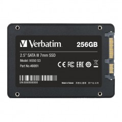 Verbatim SSD Interno 256GB Vi550 S3 2.5" SATA III
