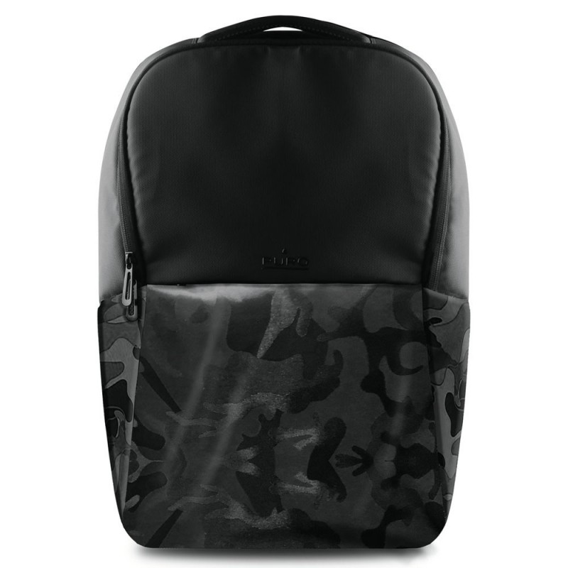 BYNIGHT Universal Nylon Backpack Black Camouflage