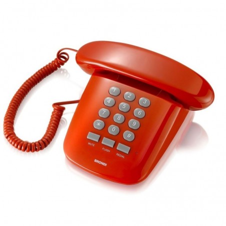 Buy Brondi SOLE Telefono Fisso Tasti Comodi Rubrica con 10 Numeri | Red online