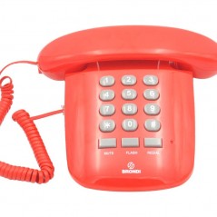 Buy Brondi SOLE Telefono Fisso Tasti Comodi Rubrica con 10 Numeri | Red online