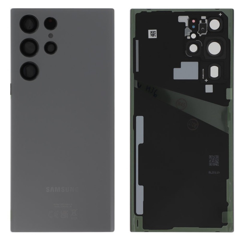 Samsung Back Cover Original Service Pack for Galaxy S22 Ultra S908B | Graphite