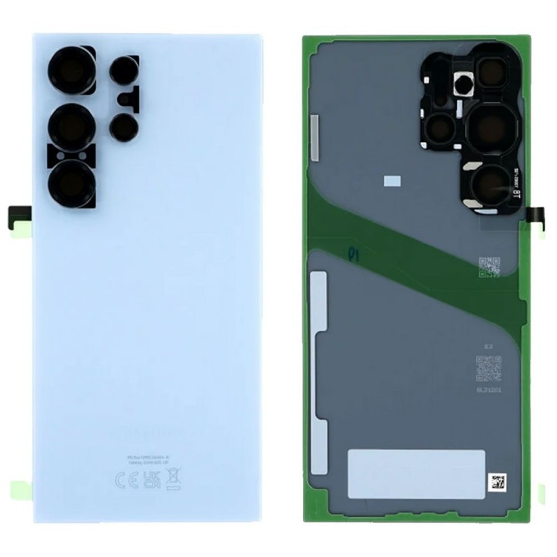 Samsung Back Cover Original Service Pack for Galaxy S24 Ultra SM-S928B | Titanium Blue