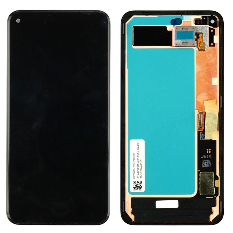 Google Service Pack Original LCD Display For Pixel 5 | GD1YQ, GTT9Q, G5NZ6