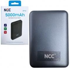 NCC NCC Power Bank 5000mAh Mini Caricabatterie Portatile Compatto | Nero BP02 for sale