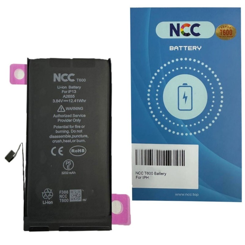 NCC T600 Battery Compatible with Apple iPhone 13 A2633 A2634 A2635 | TI Chip - 3227 mAh