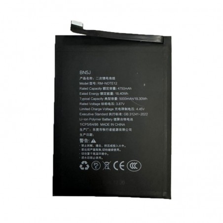 Batteria Compatibile BN5J per Xiaomi Redmi Note 12 5G 22111317I, 22111317G