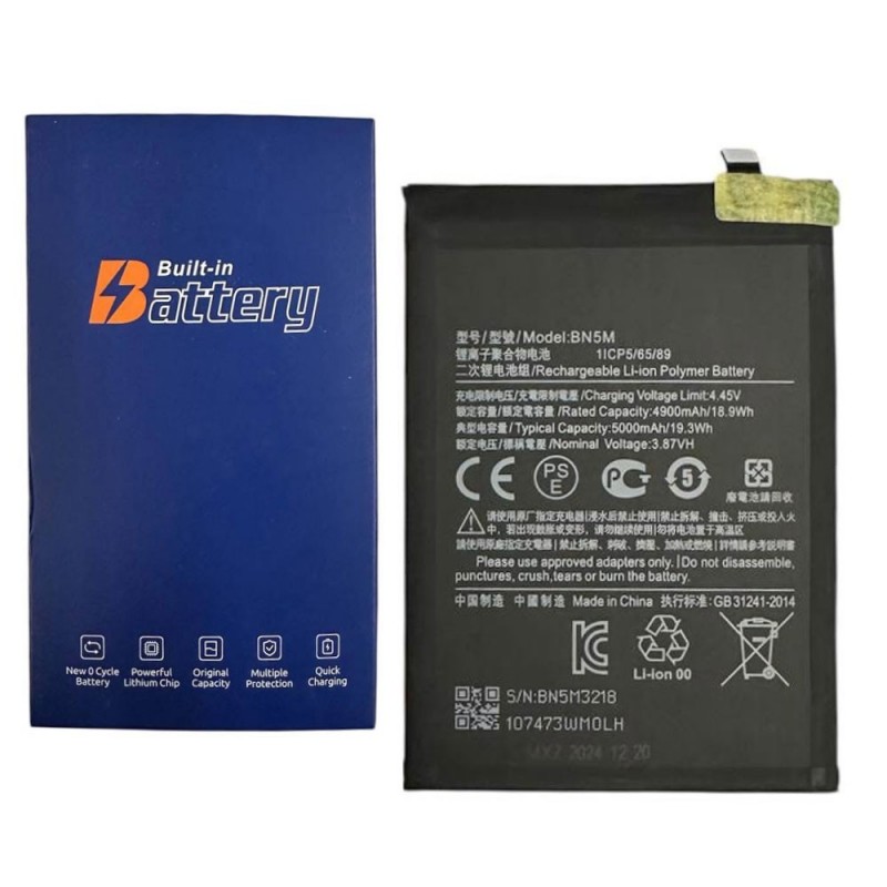 BN5M Compatible Battery forXiaomi Redmi Note 12 4G | 23021RAAEG 23021RAA2Y