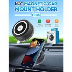 NCC CH15 Ultra Strong Magnetic Dashboard Car Mount | Black