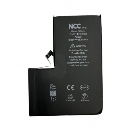 NCC T600 Compatible Battery for Apple iPhone 14 Pro Max | TI Chip