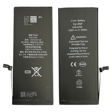 NCC Batteria Compatibile per Apple iPhone 6 Plus A1522 A1524 A1593 | ZY Taiwan Chip - 2915mAh