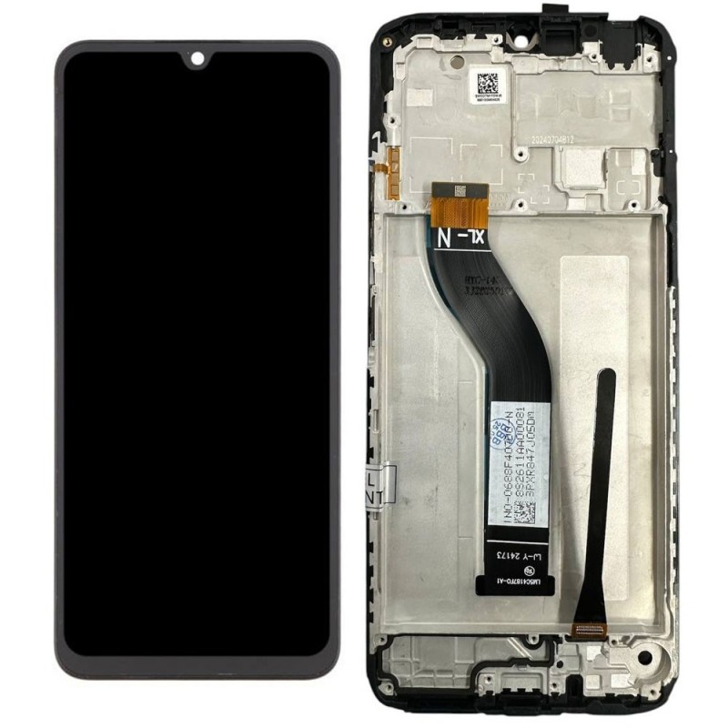 Display LCD PARI ORIGINALE + Frame Per Xiaomi Redmi 14C 4G 2411DRN47C, 2409BRN2CA, 2409BRN2CG, 2409BRN2CY
