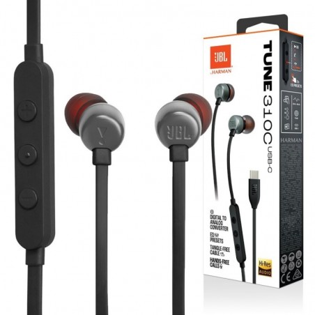 Product image JBL Tune 310C Auricolari In-Ear USB-C con Comando e Microfono | Nero