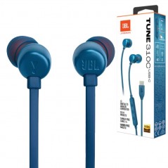 Scopri JBL Tune 310C Auricolari In-Ear USB-C con Comando e Microfono | Blu in dettaglio