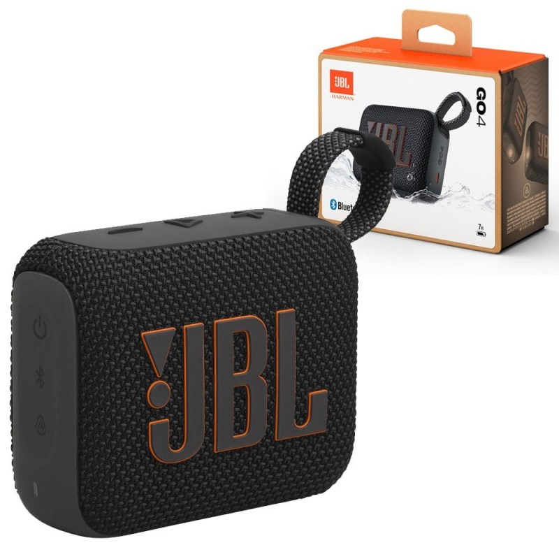 JBL GO 4 Bluetooth Speaker Portable Waterproof and Dustproof IP67 Case | Black