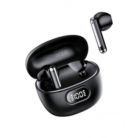 NCC T13 Bluetooth Earphones TWS Smart Display HIFI Audio Headphones | Black