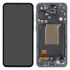 Samsung SERVICE PACK Display LCD ORIGINALE + Frame Galaxy A55 5G 2024 A556 | Nero (ASMBLD)