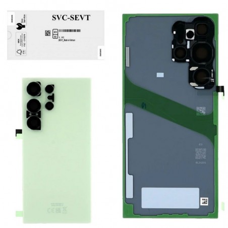 Foto di Samsung Back Cover Originale Service Pack per Galaxy S24 Ultra SM-S928B | Titanium Green - Samsung