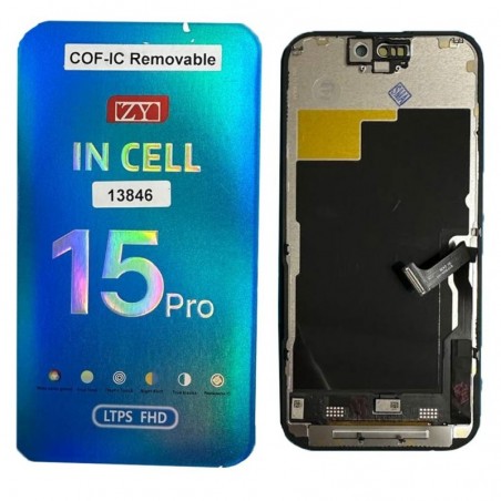 Discover Display LCD ZY INCELL FHD LTPS COF 1:1 Per Apple iPhone 15 PRO | IC INTERCAMBIABILE details
