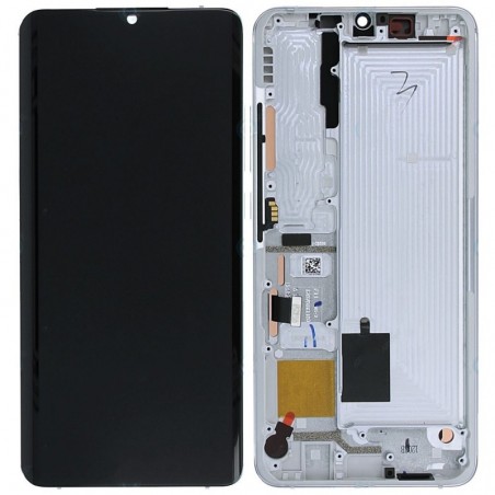 Acquista Xiaomi SERVICE PACK Display LCD ORIGINALE + Frame Per Mi Note 10 / Mi Note 10 Pro | Bianco in vendita